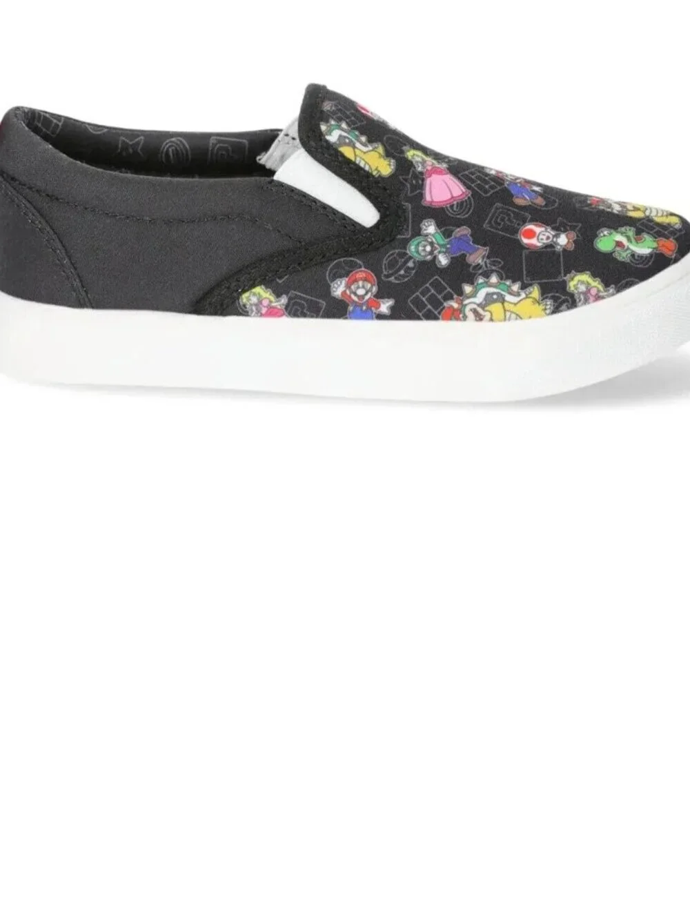 Super Mario Slip On Sneaker Size 1 2 3 or 5 for Big Kids Boys or Girl Luigi